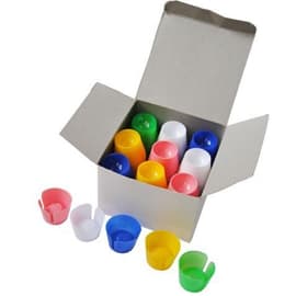 House Brand Disposable Dappen Dishes, Assorted Colors, Plastic, Box of 100 - House Brand Disposable Dappen Dishes, Assorted Colors, Plastic. Box of 100 - Image 1
