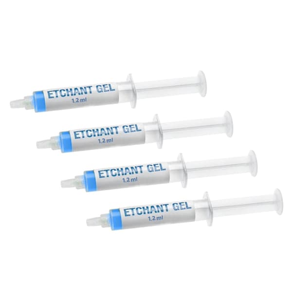 House Brand Etching Gel, 38% Phosphoric Acid, Kit of 4 x 1.2 mL Syringes - House Brand Etching gel - 38% Phosphoric Acid, Kit: 4 - 1.2 mL Syringes - Image 1