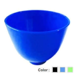 House Brand Flexible Mixing Bowl, 3.5"H x 5" Diameter, 690ml (23oz.), Blue, 5/Box - House Brand Flexible Mixing Bowl, 3.5"H x 5" diameter, 690ml (23oz.) BLUE, 5/Box - Image 1