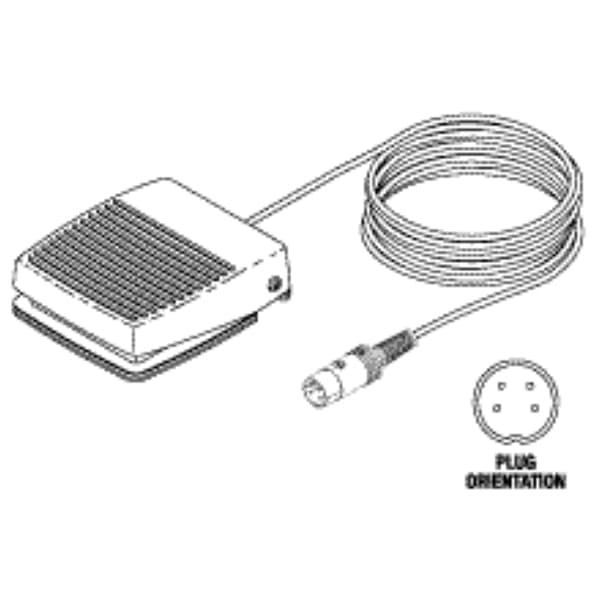 House Brand Foot Switch Control, 2-Switch with Boost Feature, Fits Cavitron G119, G120 & G122, OEM #565138002/565138003 - House Brand Switch Control 2 Switch boost feature. Fits Cavitrons G119, G120 & - Image 1