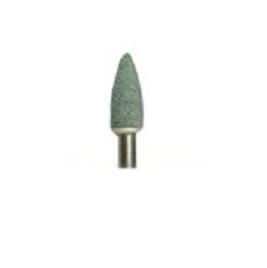 House Brand FL2 FG Green Mounted Stone, Flame Shape, Silicon Carbide, 12/Pk - House Brand FL2 FG Green Mounted Stone, 12/Pk. Flame finishing stones. Silicon - Image 1