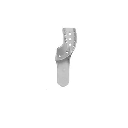House Brand #7 Disposable Perforated Plastic Impression Tray, Upper Left/Lower Right Left Quadrant, 12/Pkg - House Brand #7 Disposable Perforated Upper Left/Lower Right Left Quadrant - Image 1