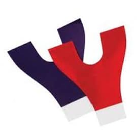 House Brand Articulating Paper Horseshoe, Blue/Red, Box of 6 Books - House Brand Articulating Paper Horseshoe, Blue/Red, Box of 6 books - Image 1