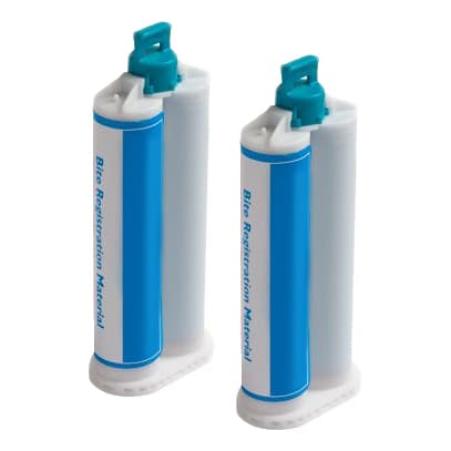 House Brand Bite Registration Material, Fast Set, Chocolate Mint Flavored, 2 x 50 ml Cartridges - House Brand Bite Registration material - Fast Set, Chocolate Mint Flavored - Image 1