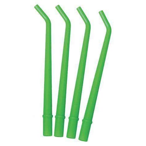 House Brand 1/4" Green Disposable Surgical Aspirating Tips, 25/Pk - House Brand 1/4" Green Disposable Surgical Aspirating Tips 25/Pk - Image 1