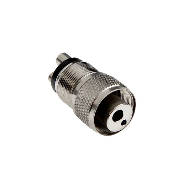 House Brand Handpiece Tubing Adapter, 2 Hole to 4 Hole, 1/Pk - House Brand Handpiece Tubing Adapter, 2 Hole to 4 Hole, 1/Pk. Connects a 2-Hole - Image 1