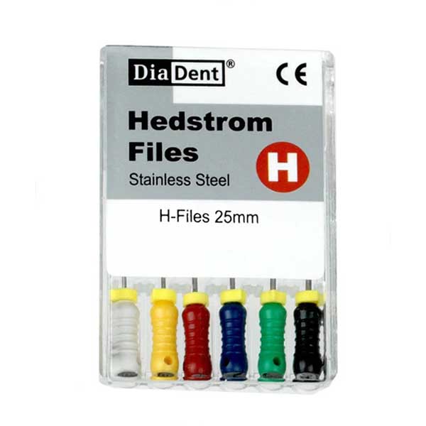 House Brand #20, 25 mm Stainless Steel Hedstrom File (H-File), ISO Sized, Box of 6 - House Brand #20, 25 mm Stainless Steel Hedstrom File (H-File) ISO sized - Image 1