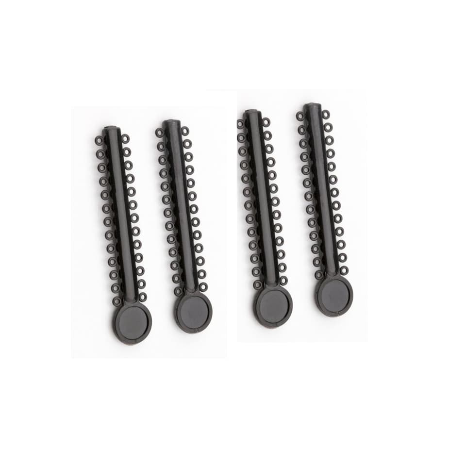 House Brand Ligature Ties, Black, 1040/Bag - House Brand Ligature Ties Black 1040/Bag - Image 1