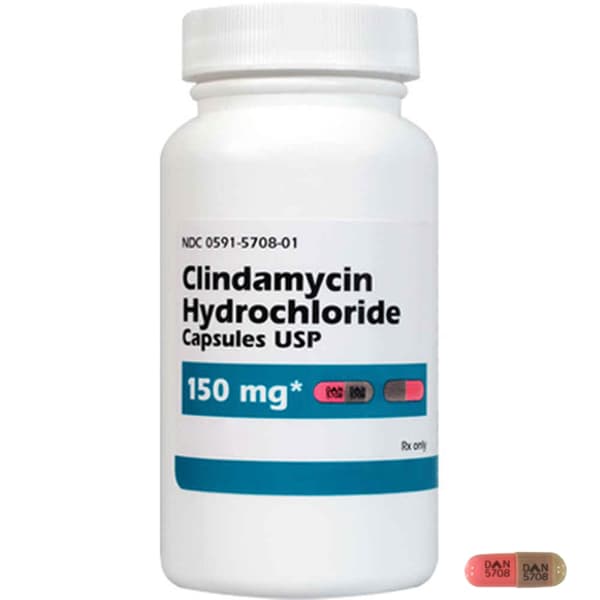 Clindamycin Hydrochloride Capsules 150 mg, 100/Bottle - House Brand Clindamycin Hydrochloride Capsules 150 mg, 100/Bottle - Image 1