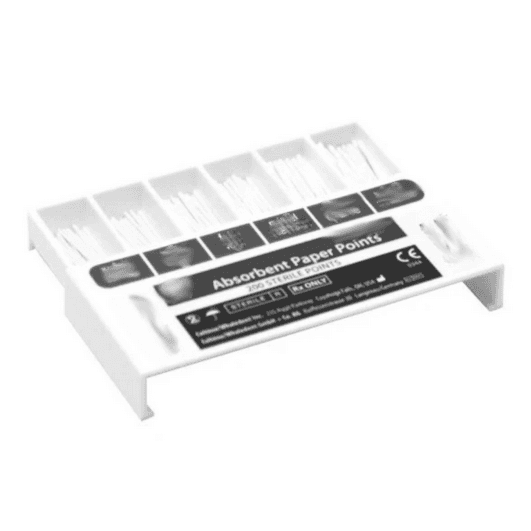 House Brand Coarse Absorbent Paper Points, White, Box of 200 - House Brand Coarse Absorbent Paper Points, White. Box of 200 Points - Image 1