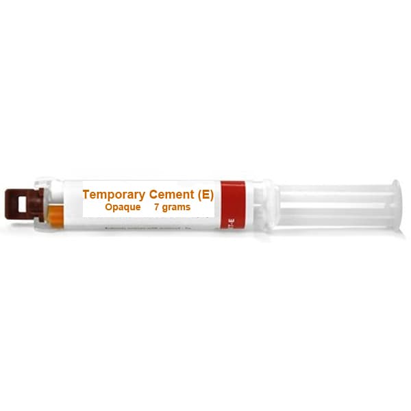 House Brand Automix Temporary Cement, Eugenol, Opaque, 7g Syringe - House Brand Automix Temporary Cement, Eugenol, Opaque color, 7 Gm. Syringe - Image 1