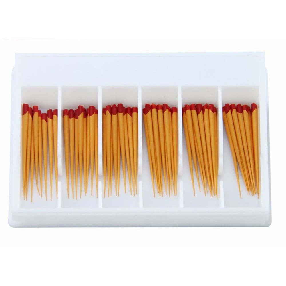 Absorbent Paper Points, #25, Taper 0.04, 60/Box, Color Coded - House Brand Absorbent Paper Points - #25, Taper size 0.04, 60/Box. Color Coded - Image 1