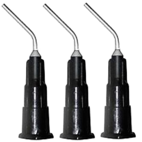 House Brand Pre-Bent Applicator Needle Tips, 19 Gauge, Black, 100/Pk - House Brand Pre-Bent Applicator Needle Tips, 19 gauge, Black, 100/Pk. - Image 1