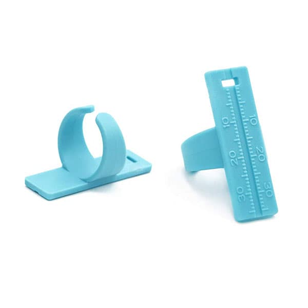 House Brand Root Canal Plastic Finger Endo Ruler, Sterilizable - House Brand Root Canal Plastic Finger Endo Ruler, Sterilizable - Image 1
