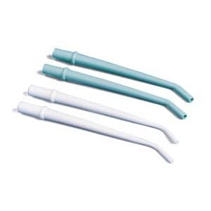 House Brand White Disposable Surgical Aspirating Tip, 6-1/4" x 1/8", 25/Pkg - House Brand White disposable surgical aspirating tip 6 1/4" x 1/8", package - Image 1