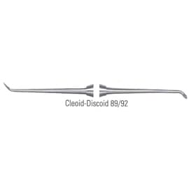 House Brand #89/92 Cleoid-Discoid Carver/Wax Carver, Double-Ended, Regular Handle - House Brand #89/92 Cleoid-Discoid Carver/Wax Carver DE with Regular Handle - Image 1