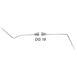 House Brand DG 16 Double-Ended Endodontic Explorer, Stainless Steel Handle - House Brand DG 16 Double-Ended Endodontic Explorer with Stainless Steel Handle - Image 1
