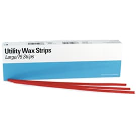 House Brand Utility Wax Strips, Large, Red, Box of 75 - House Brand Utility Wax Strips - Large, Red, Box of 75 Strips - Image 1