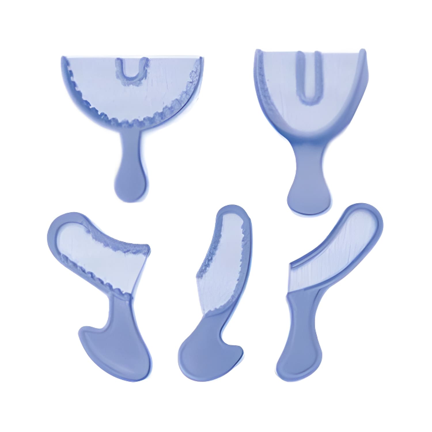 House Brand Assorted Package 3-Way Impression Bite Trays with Nylon Net, 35/Box - House Brand Assorted Package 3-Way Impression Bite Trays with Nylon Net, 35/Box - Image 1