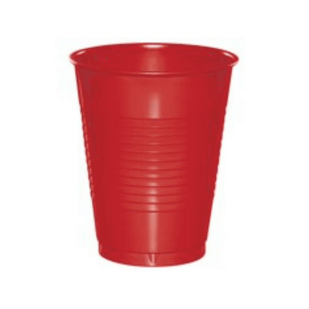 House Brand Red Plastic Cups, 5 oz., 1000/Case - House Brand Red Plastic Cups, 5 oz., 1000/Case - Image 1