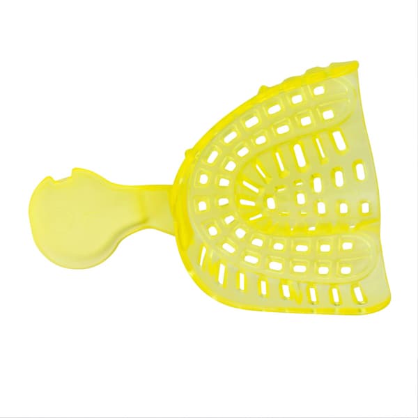 House Brand #1 Large Upper Full-Arch Perforated Disposable Impression Tray, 10/Pkg - House Brand #1 Large Upper Full-Arch Perforated Disposable Impression Tray - Image 1