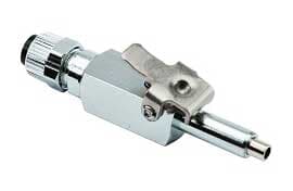 House Brand Poly Male Insert 1/4" Quick Disconnect Fitting with Shut-off - House Brand Fitting, Poly Male Insert 1/4" Quick Disconnect with Shut-off - Image 1