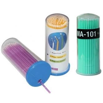 House Brand Micro Applicator Brushes, Fine Tip, 400/Pk (4 x 100) - House Brand Micro Applicator Brushes, Fine Tip, 400/Pk (4 x 100). **Color may vary** - Image 1