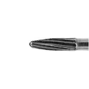 House Brand FG #7802 12-Blade Bullet-Shaped Tungsten Carbide Finishing Bur, 100/Clinic Pack - House Brand FG #7802 12 blade Bullet shaped T&F bur, 100/Clinic Pack - Image 1