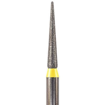 House Brand FG 858.015 Super Fine Needle Single-Use Diamond Bur, 10/Pk - House Brand FG 858.015 Super Fine, Needle, Single Use Diamond Bur, 10/Pk - Image 1