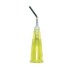 RMH3 Dental Pre-Bent Needle Tips, 20 Gauge, Yellow, Blunt End, Disposable, 100/Pk - RMH3 Dental Pre-Bent Needle Tips - 20 Gauge, Yellow, 100/Pk. Disposable - Image 1