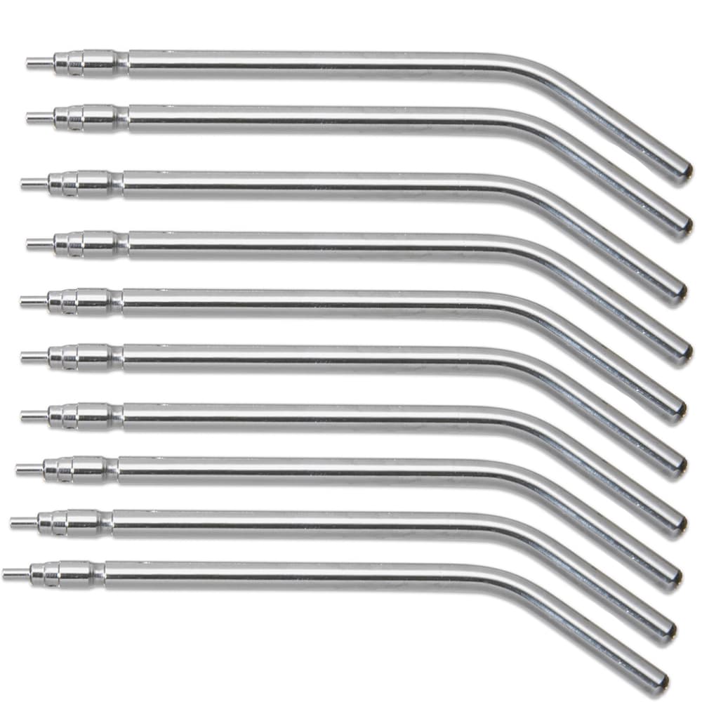 House Brand Air/Water Syringe Tips, Stainless Steel, Quick Change, 10/Pk - House Brand Air/Water Syringe Tips, Stainless Steel, Quick Change, 10/Pk - Image 1