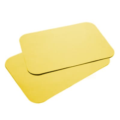 House Brand 8-1/2" x 12-1/4" Yellow Ritter "B" Paper Tray Cover, Box of 1000 - House Brand 8-1/2" x 12-1/4" YELLOW Ritter "B" Paper Tray Cover, Box of 1000 - Image 1
