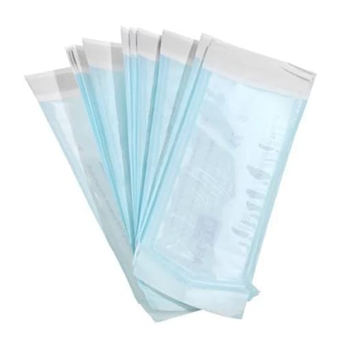 House Brand Self-Sealing Sterilization Pouch, 10" x 15", Paper/Blue-Green Film, Box of 200 - House Brand 10" x 15" Self-Sealing Sterilization Pouch, Paper/Blue-Green Film, Box of 200 - Image 1