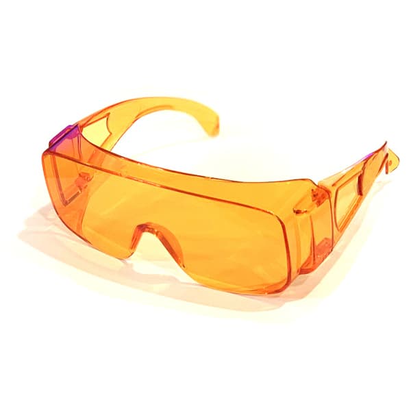 House Brand UV Orange Safety Glasses, Anti-Fog, Lightweight - House Brand UV Orange Safety Glasses. UV protection, Lightweight for all day - Image 1