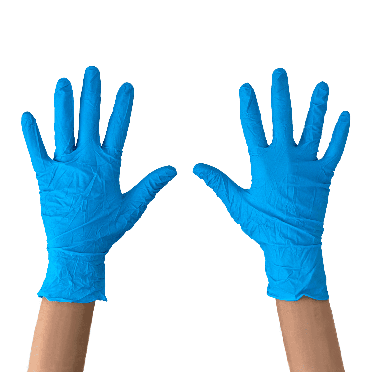 House Brand Powder Free Nitrile Examination Gloves, Non-Sterile, Large, Blue, 1000/Case - House Brand Powder Free Nitrile Gloves, Non-Sterile, Large, Blue, 1000/Case - Image 1