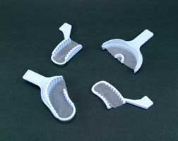 House Brand Anterior Bite Tray, 35/Box - House Brand Bite Tray, Anterior, 35/bx Unique tray wall design locks - Image 1
