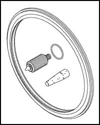 Sentry Maintenance Kit for Pelton & Crane Sterilizers, Includes Door Gasket, Bellows, Air Valve O-Ring, Fill Line Filter - Sentry Maintenance Kit, Pelton and Crane style - Image 1
