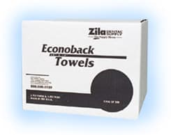 House Brand Patient Bib, Beige, Plain Rectangle, 13" x 19", Econoback 2-Ply Paper/1-Ply Poly, Case of 500 - House Brand Beige plain rectangle (13" x 19") Econoback 2 ply paper/1 - Image 1