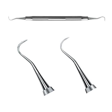 Hu-Friedy H6/H7 Hygienist Scaler with #4 Handle - Hu-Friedy H6/H7 Hygienist Scaler with #4 Handle - Image 1