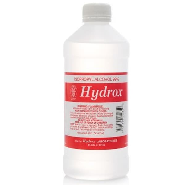 Hydrox 99% Isopropyl Alcohol, 16 oz Bottle - Hydrox 99% Isopropyl Alcohol, 16 oz Bottle - Image 1