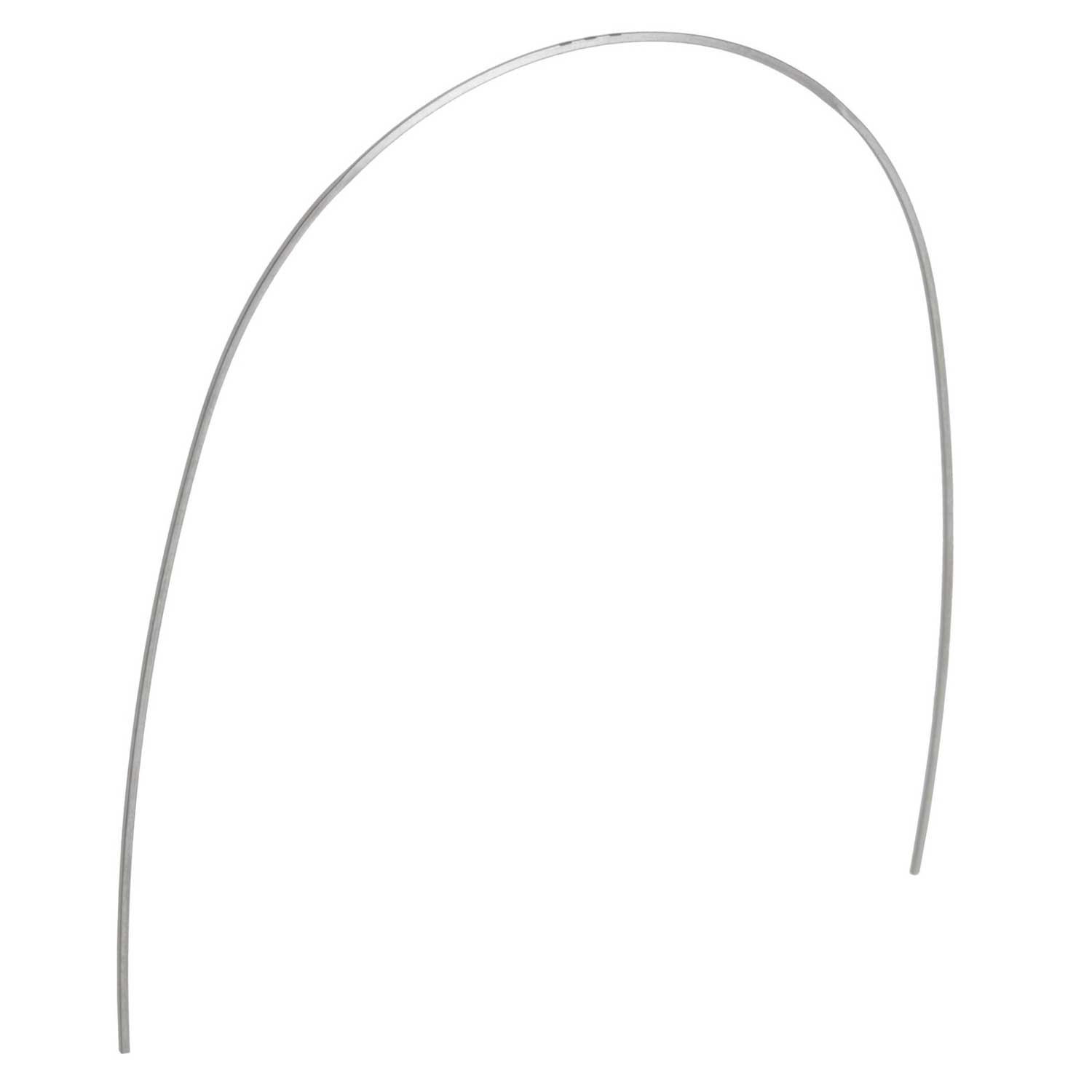 Orthoshape Orthodontic Rectangular Stainless Steel Archwire, .017" x .025" Lower, Natural Form, 10/Pk - Orthoshape Orthodontic Rectangular Stainless Steel Archwire, .017" x .025" Lower, Natural Form, 10/Pk - Image 1