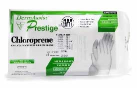 DermAssist™ Prestige Chloroprene Surgical Gloves, Powder Free, Sterile, Textured, Size 9, 25 Pairs/Box - DermAssist™ Prestige Chloroprene Surgical Gloves – Powder Free, 25/Pkg - Size 9 - Image 1