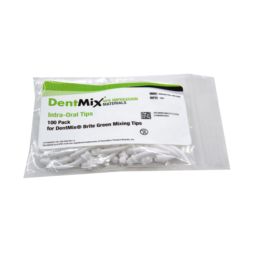 DentMix Intra-Oral Tips, White, 100/Pk - DentMix Intra-Oral Tips, White, 100/Pk - Image 1