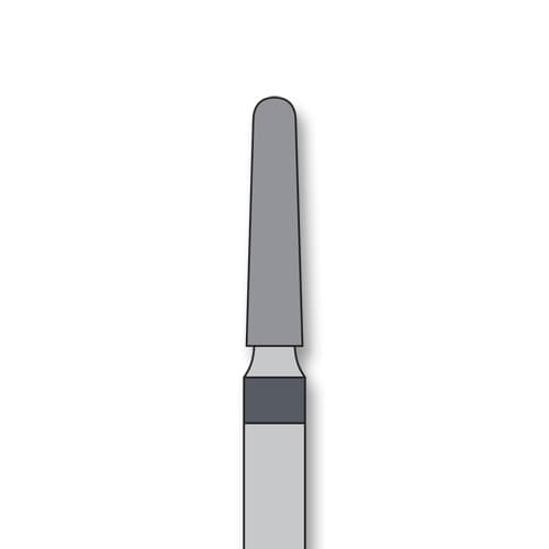 iSmile FG #856.018 SC Round End Taper Diamond Bur, Super Coarse Grit, 5/Pk - iSmile FG # 856.018 SC Round End Taper, 5/pk. High quality, multi-use diamond - Image 1