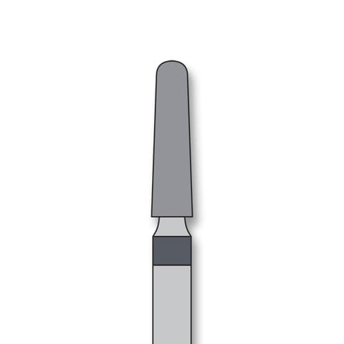 iSmile FG #856.021 SC Round End Taper Diamond Bur, Super Coarse Grit, 5/Pk - iSmile FG # 856.021 SC Round End Taper, 5/pk. High quality, multi-use diamond - Image 1
