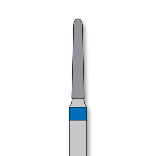 iSmile FG #856L.014 M Round End Taper Diamond Bur, Medium Grit, 5/Pk - iSmile FG # 856L.014 M Round End Taper, 5/pk. High quality, multi-use diamond - Image 1