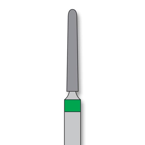 iSmile FG #850.014 C Round End Taper Diamond Bur, Coarse Grit, 5/Pk - iSmile FG # 850.014 C Round End Taper, 5/pk. High quality, multi-use diamond - Image 1