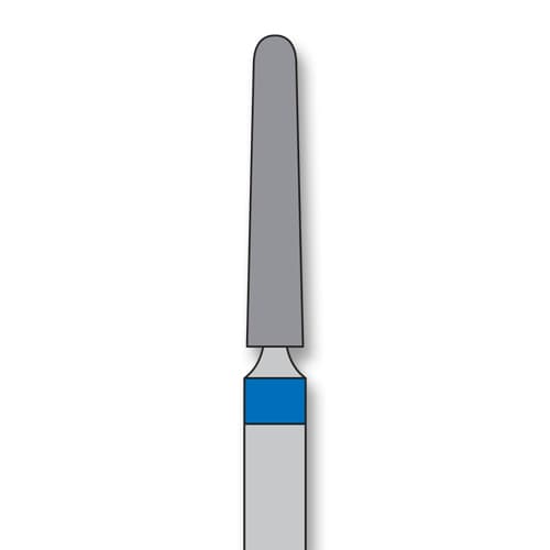 iSmile FG #850.018 M Round End Taper Diamond Bur, Medium Grit, 5/Pk - iSmile FG # 850.018 M Round End Taper, 5/pk. High quality, multi-use diamond - Image 1