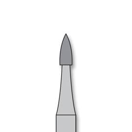 iSmile FG #7104 12-Blade Flame Trimming and Finishing Bur, Pack of 5 - iSmile FG #7104 12 blade Flame T&F Bur, pack of 5 burs - Image 1