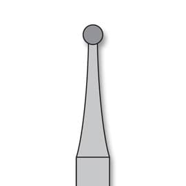 iSmile #4 Round Oral Surgery Bur, Single-Piece Solid Carbide, 1.4mm Diameter, 10/Pk - iSmile #4 Round Oral Surgery Bur 10/Pk. Feature a single-piece solid carbide - Image 1